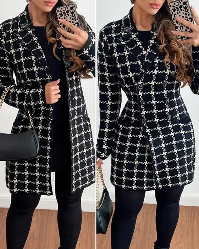 ValerioToscani Winter hoge stretch plaid