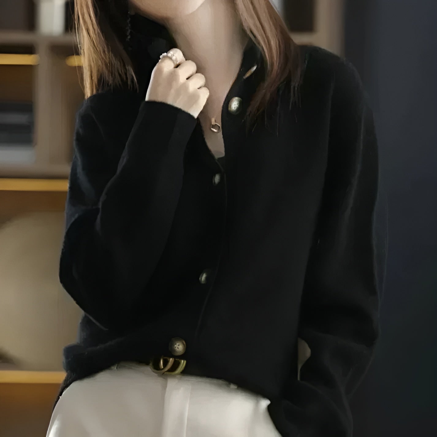 Clara – Tijdloze Cashmere Damescardigan