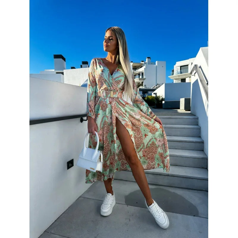 ChiaraVerdi Bloemenprint Jurk