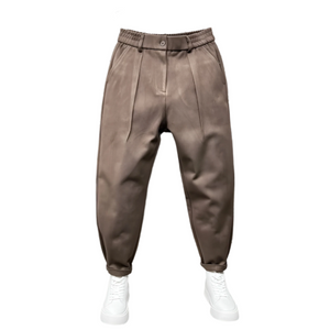 Lorenzo – Gemêleerde Tailored Broek voor Heren