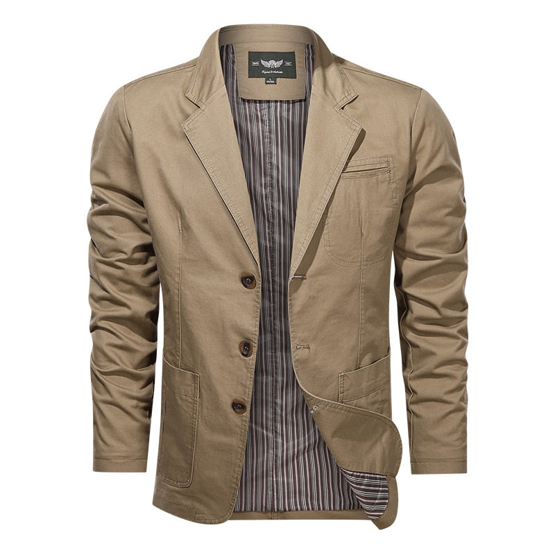 MarcoFerri Retro Effen Kleur Blazer