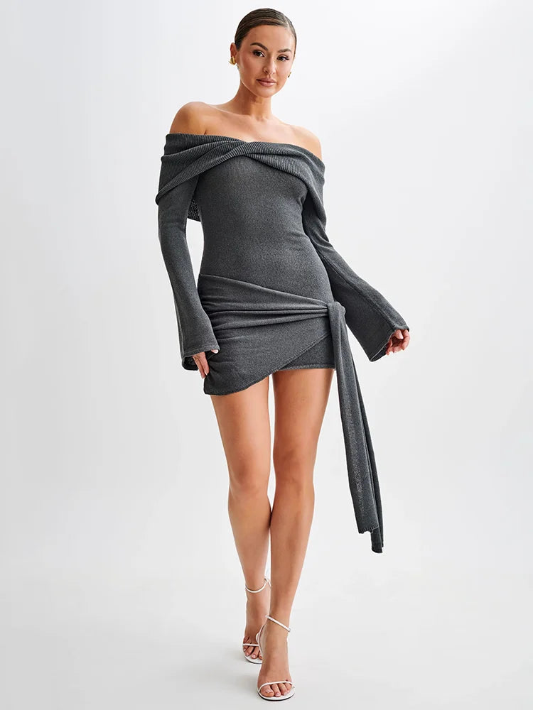 SofiaMorlini Mini-jurk met lange mouwen voor dames
