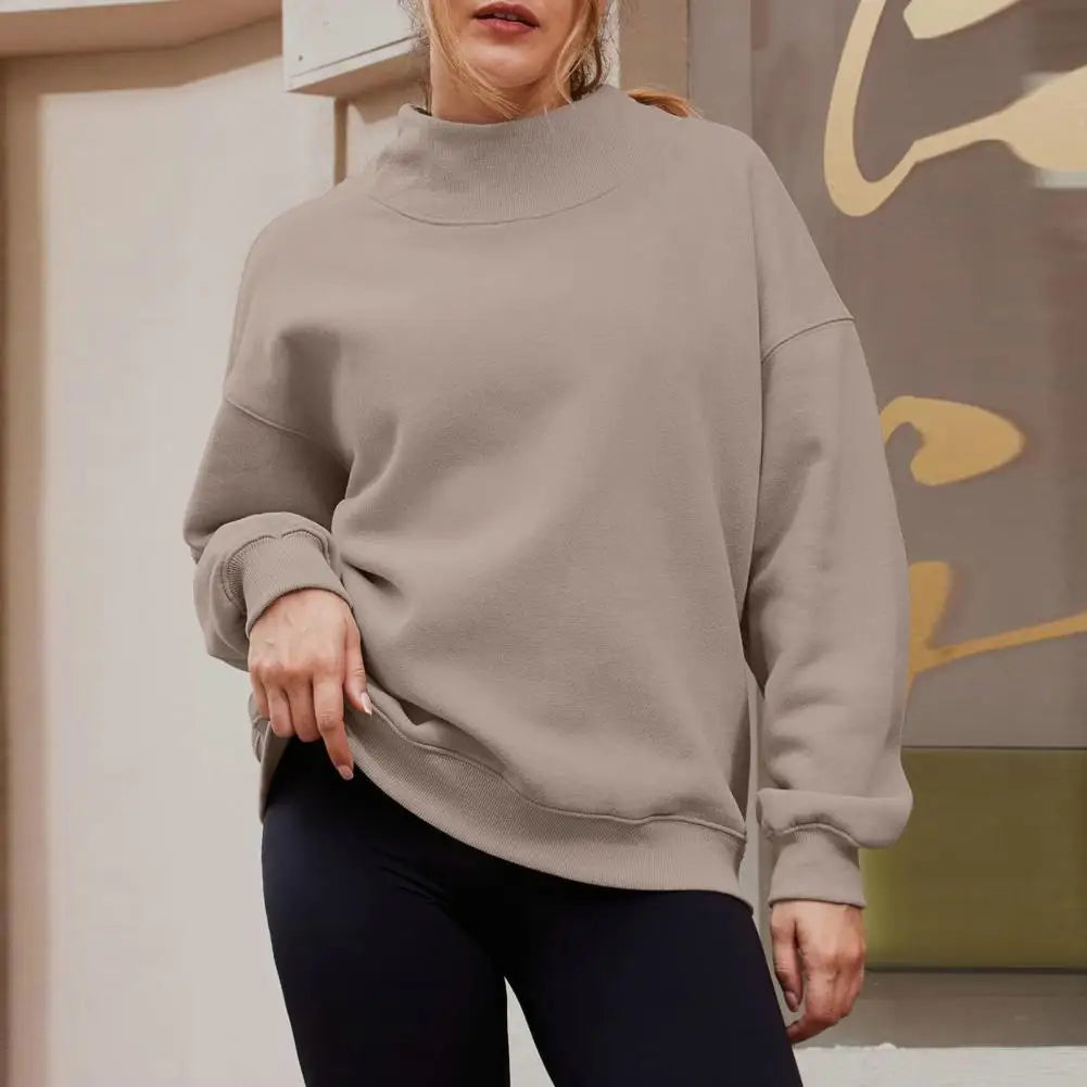 ValeriaConte Vrouwen Half Hals Sweatshirt