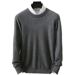 Lorenzo – Zachte Gebreide Heren Trui met Ronde Hals