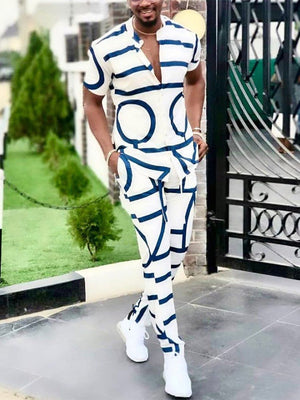 VittorioGreco Tweedelige Casual Heren Sets