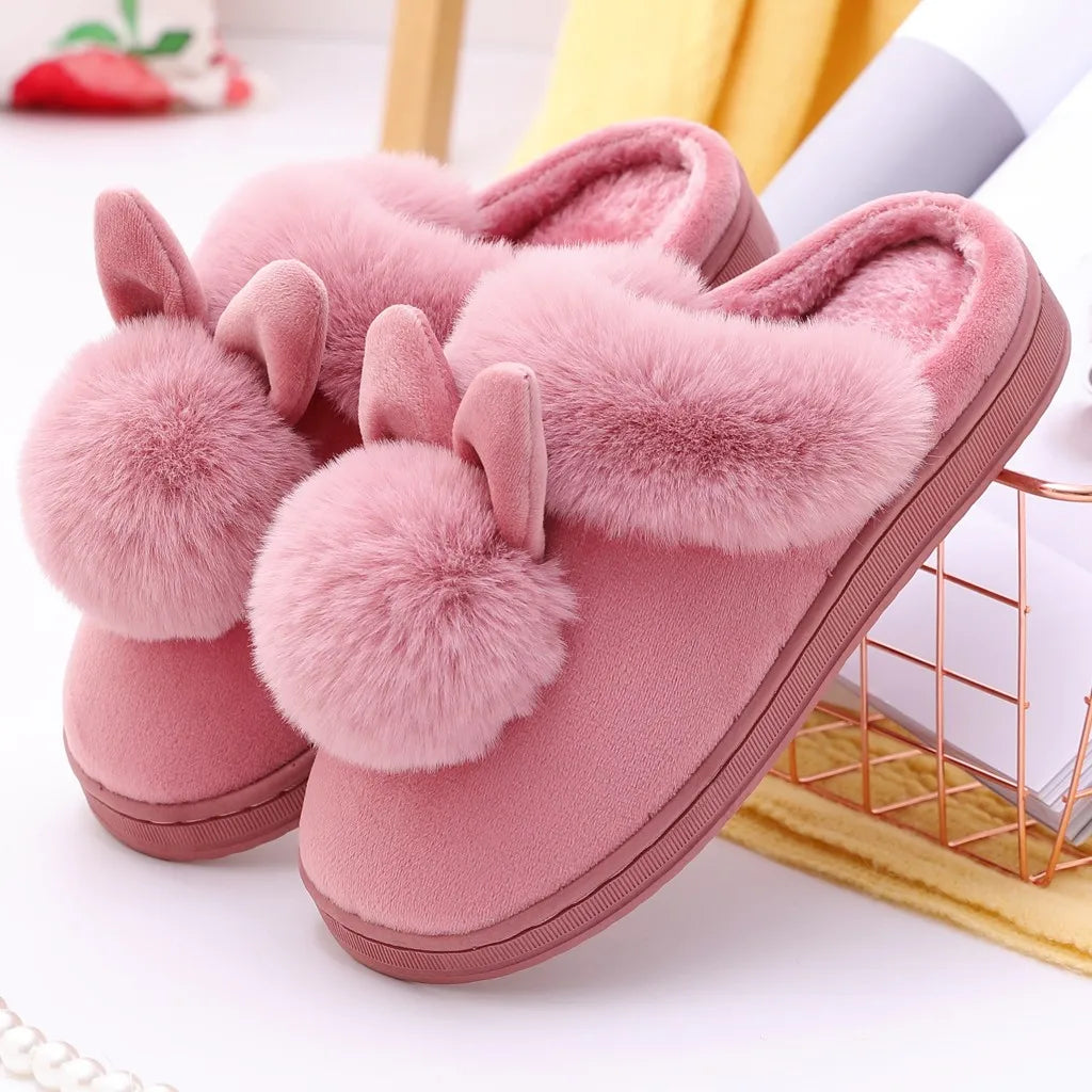 FlopFur™ Bunny Vrouwen Pantoffel