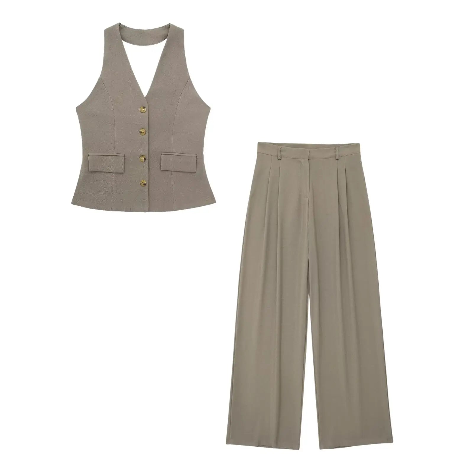 MarcoVassallo Casual halter chic voor vrouwen