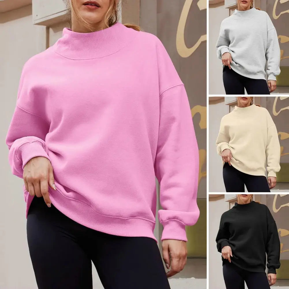 ValeriaConte Vrouwen Half Hals Sweatshirt