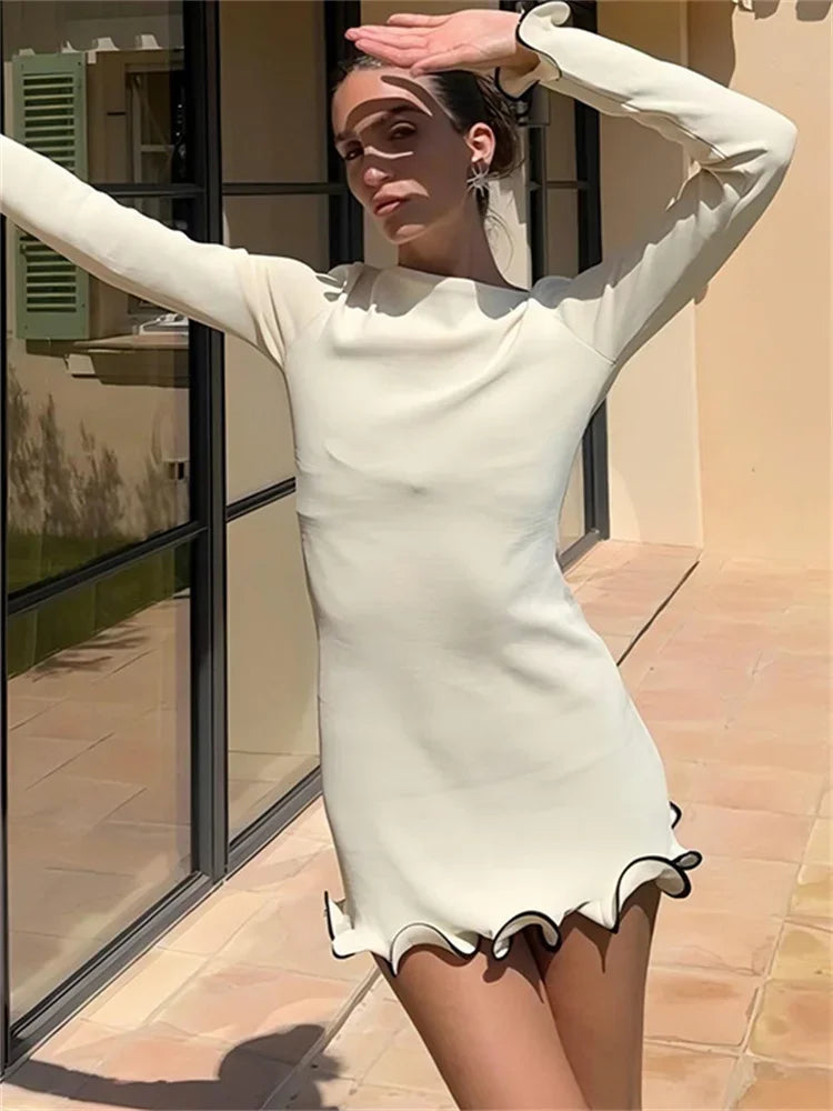 LorenzoSarti Jurk Met Ruches Voor Vrouwen