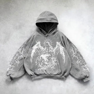 PaoloGreco Gotische Patchwork Hoodie
