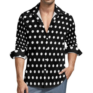 NiccolòBartoli Polka Dot Shirt Met Lange Mouwen