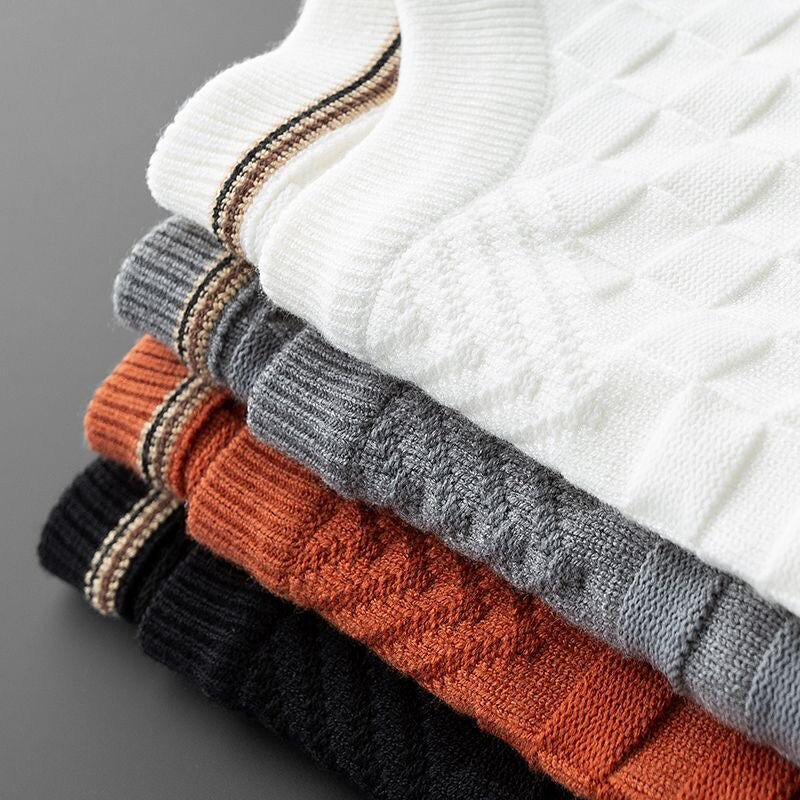 MarcoBellini Bellagio sweatshirt met ruitpatroon