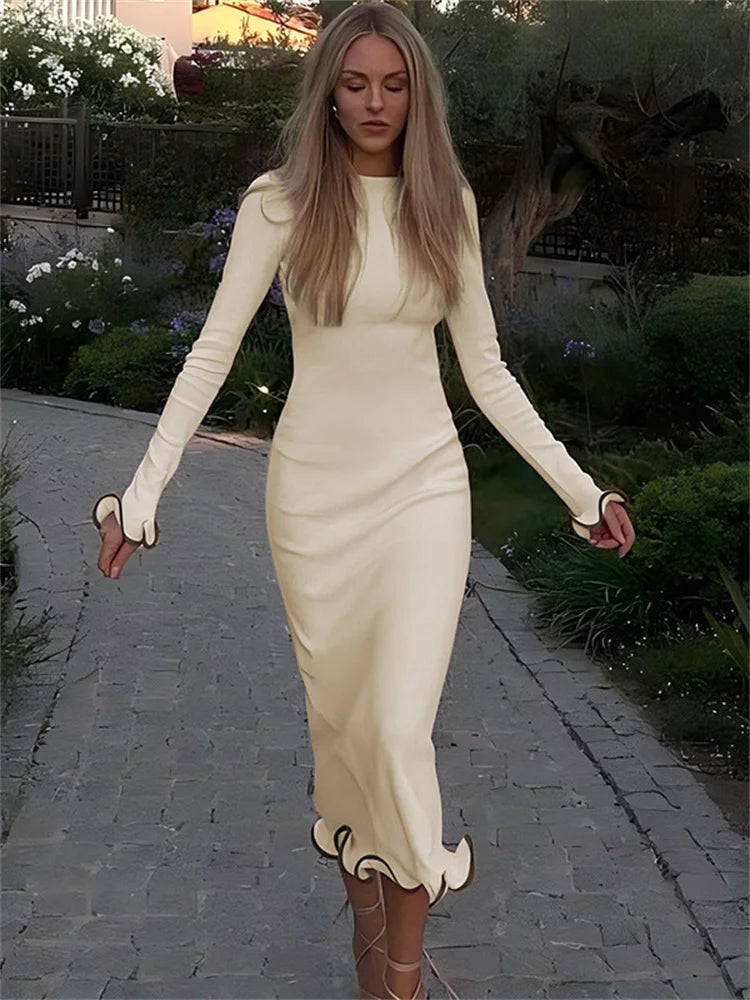 LorenzoSarti Jurk Met Ruches Voor Vrouwen