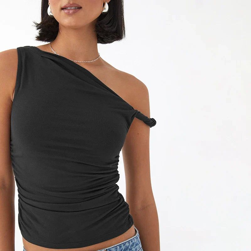 SandroVitale Slim Fit Top met enkele band Voor Dames