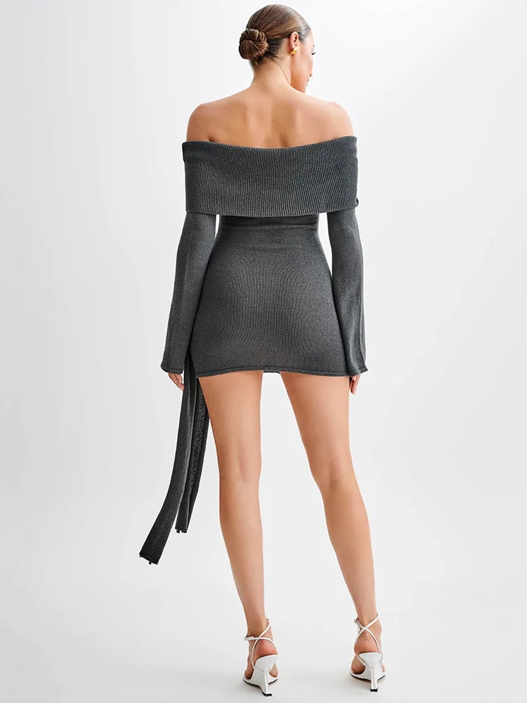SofiaMorlini Mini-jurk met lange mouwen voor dames