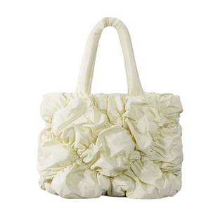 Isabella – Ruffle Dames Tote Bag met Veelzijdige Draagopties