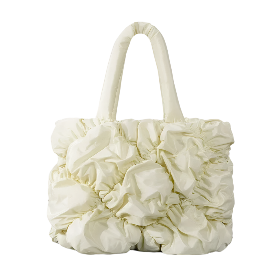 Isabella – Ruffle Dames Tote Bag met Veelzijdige Draagopties
