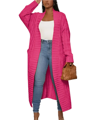 Clara – Gebreide Lange Damesvest