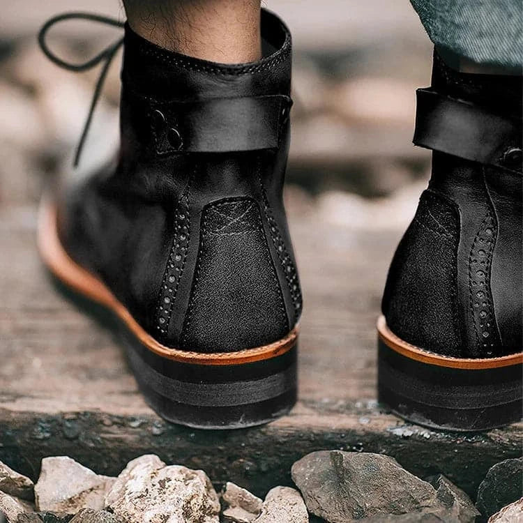 LuxePelle Leren Laarzen Voor Mannen