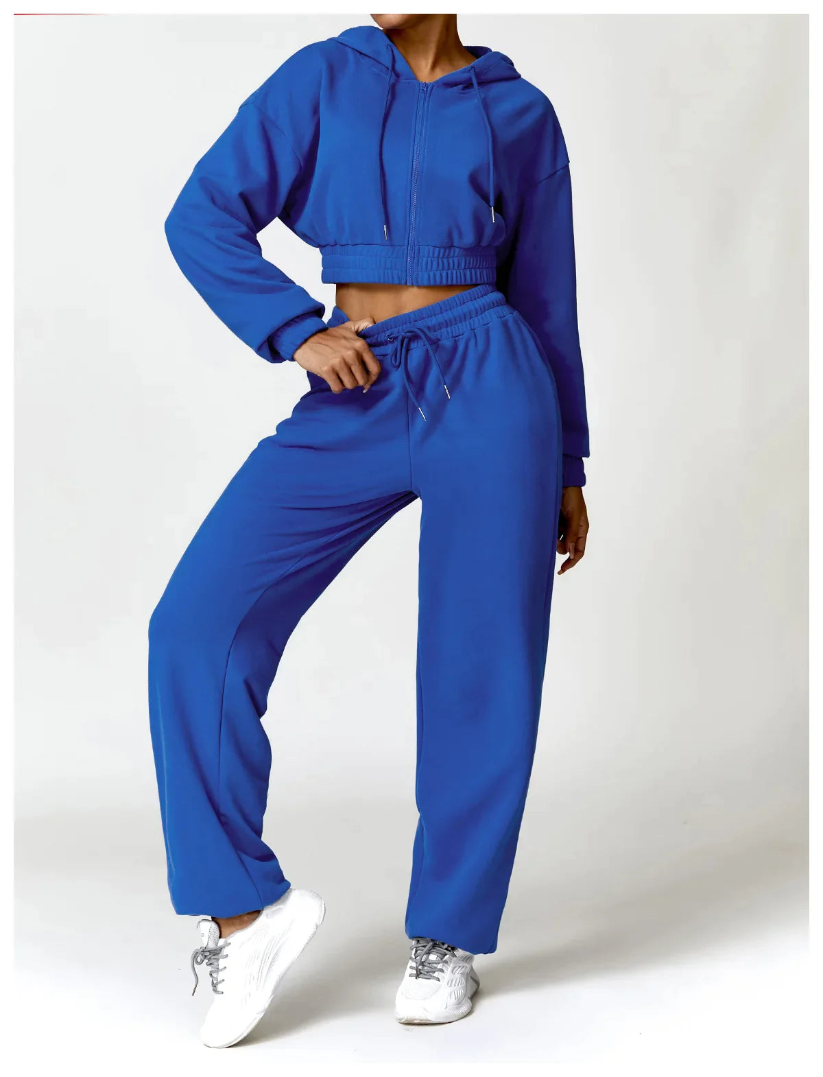 LinaLussa™ Haute Sleeco Cropped Hoodie Set