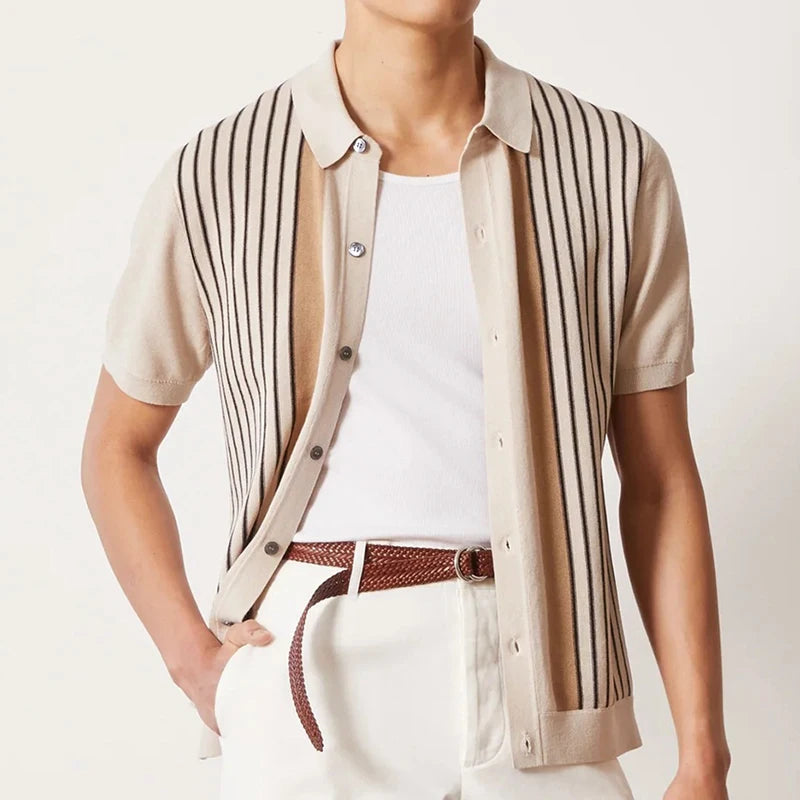 EttoreZanetti Polo met knopen