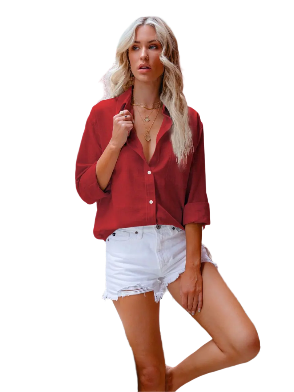 Carol – Vintage Dames Elegantie Top