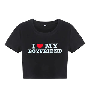 GioBelli™ I Love My Boyfriend Zomertruitje