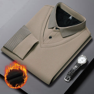MatteoRica™ Heren Gebreid Manchet Shirt