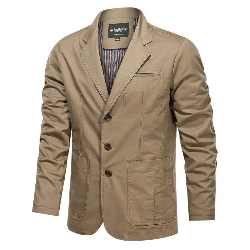 MarcoFerri Retro Effen Kleur Blazer