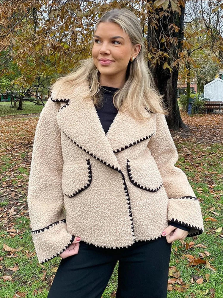 DarioFiorucci Chloe Fluffy Coat Voor Vrouwen