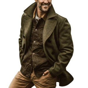 Lorenzo – Klassieke Herenjas met Stijlvolle Snor