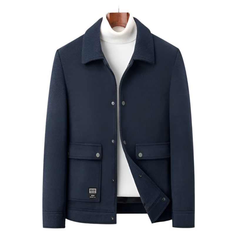 Alessandro – Heren Wool Blend Venti Jas