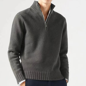 Lorenzo – Italiaanse Heren Half-Zip Trui