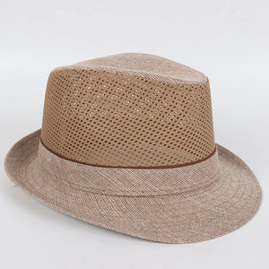MatteoFabri Heren Mesh Fedora Hoed