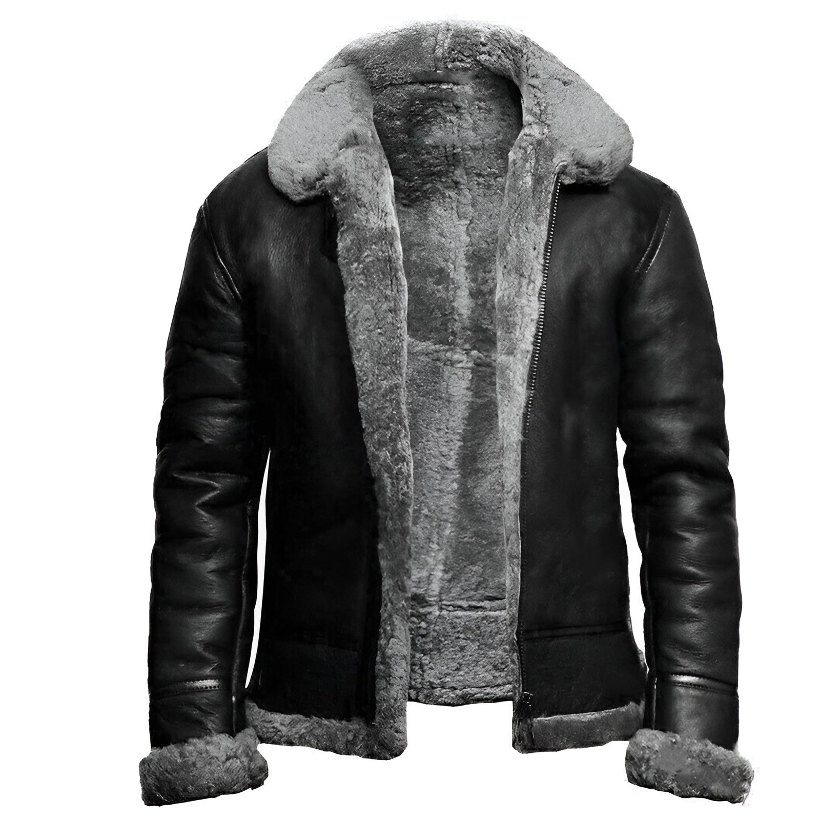 Giulia – Heren Leren Winterjas