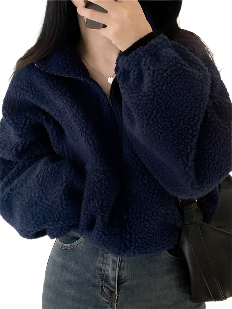 Alessia – Warme Berber Fleece Dames Sweatervest