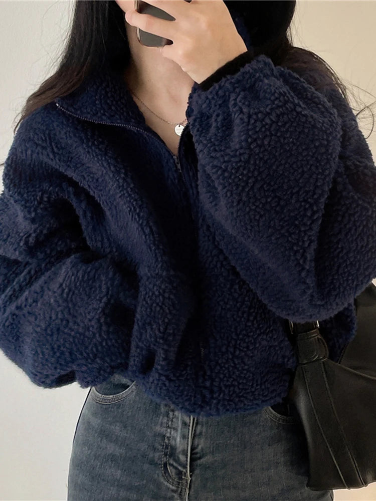 Alessia – Warme Berber Fleece Dames Sweatervest