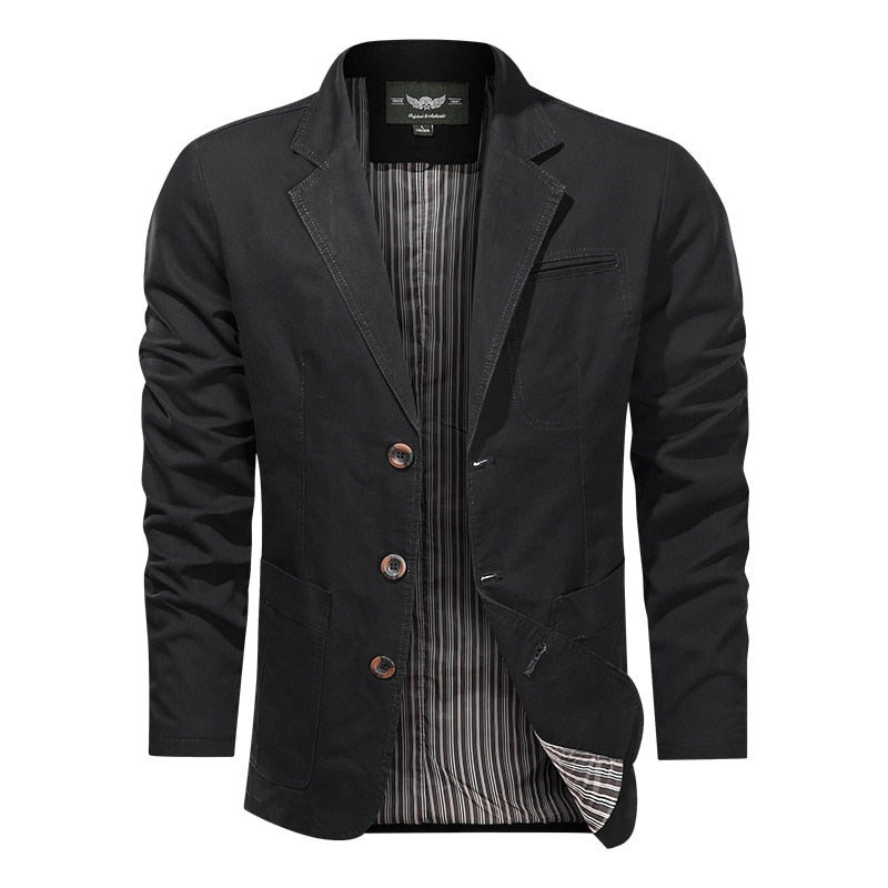 MarcoFerri Retro Effen Kleur Blazer