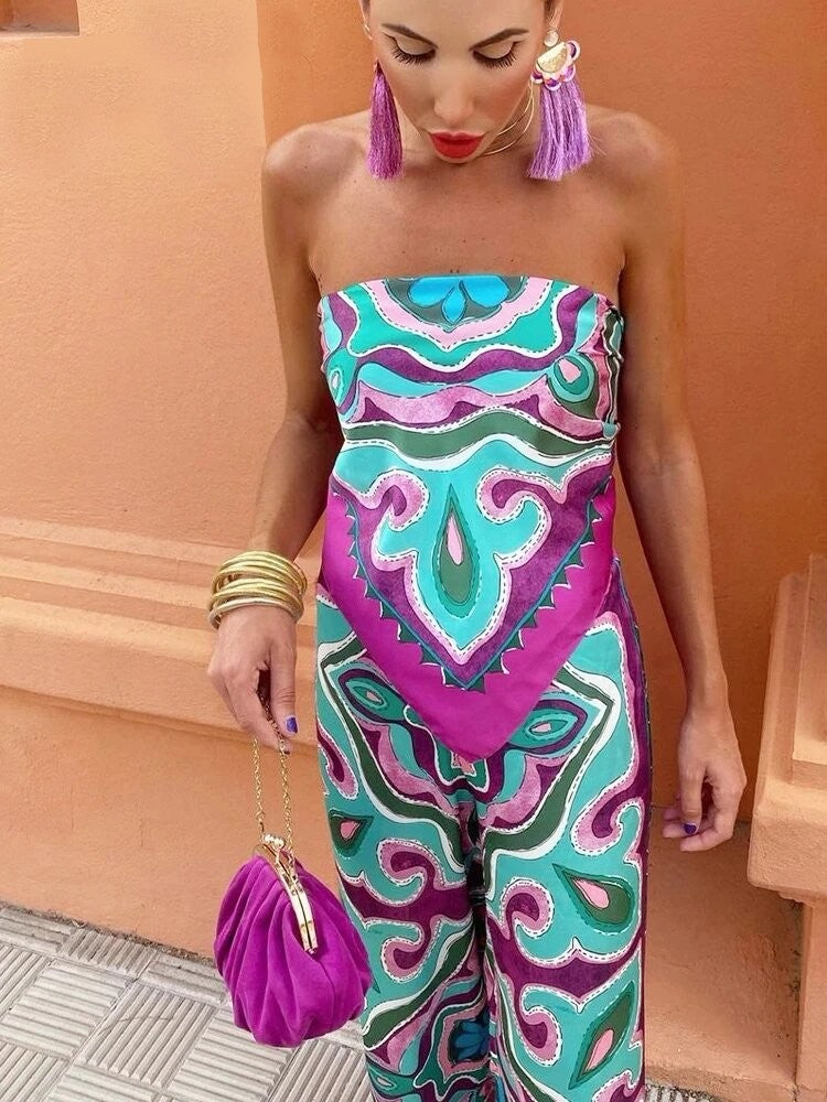 NinaParavini – Luchtige dames zomerset zonder mouwen