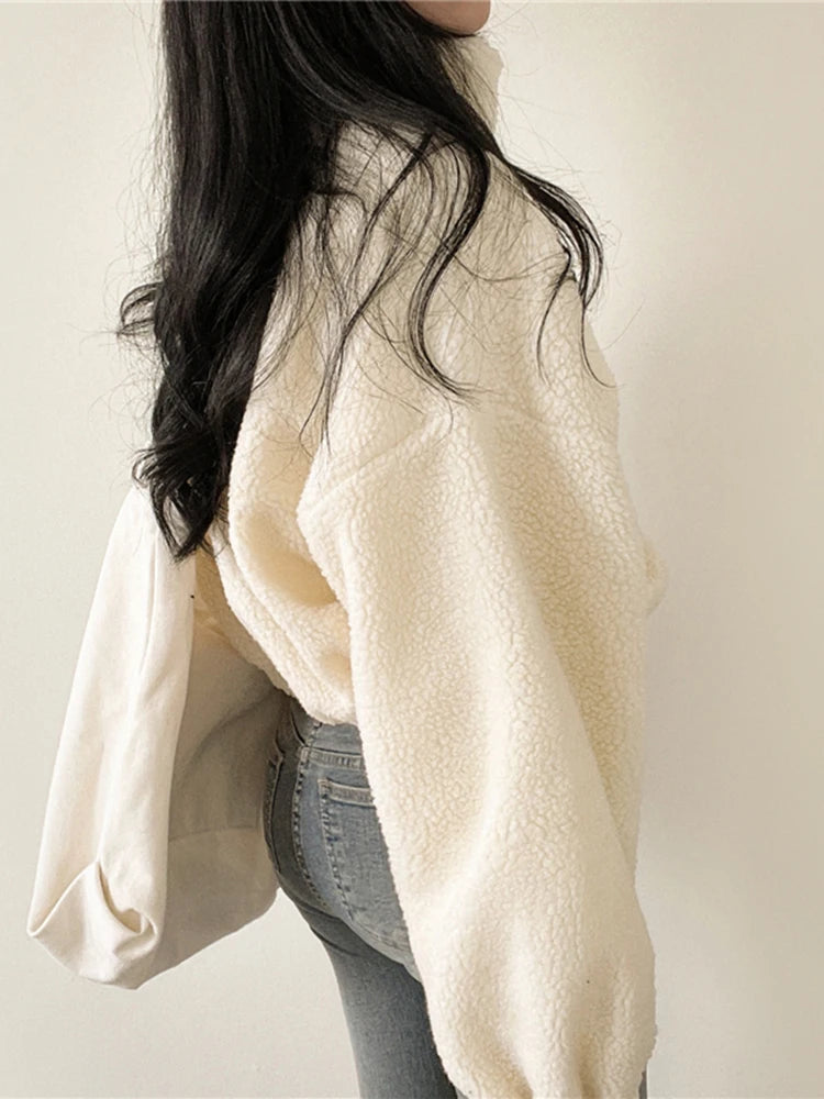 Alessia – Warme Berber Fleece Dames Sweatervest