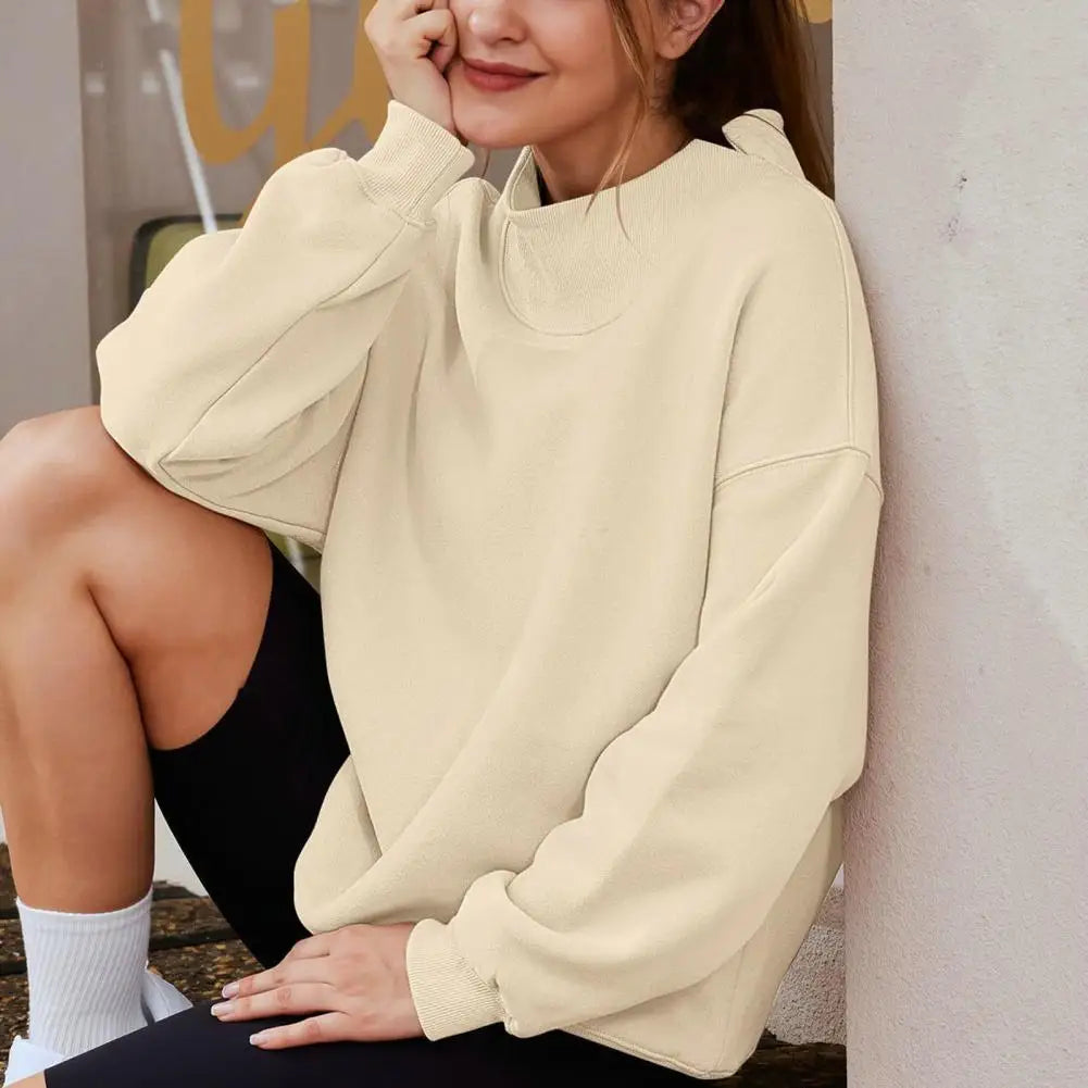 ValeriaConte Vrouwen Half Hals Sweatshirt