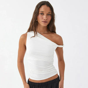 SandroVitale Slim Fit Top met enkele band Voor Dames