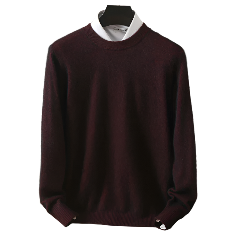 Lorenzo – Zachte Gebreide Heren Trui met Ronde Hals