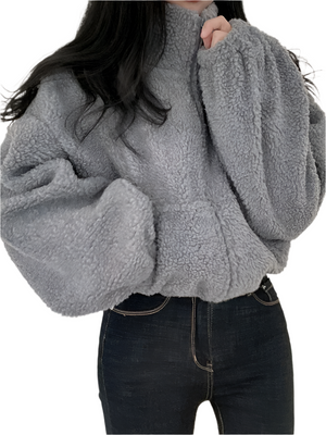 Alessia – Warme Berber Fleece Dames Sweatervest