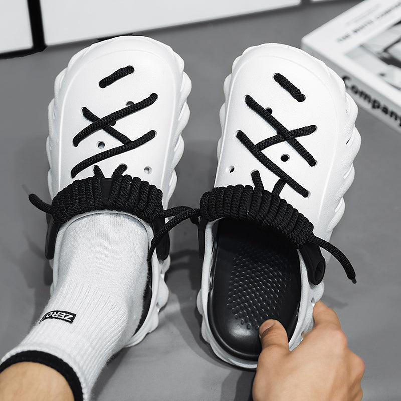 DavideGallo Heren Laced Clogs voor Mannen