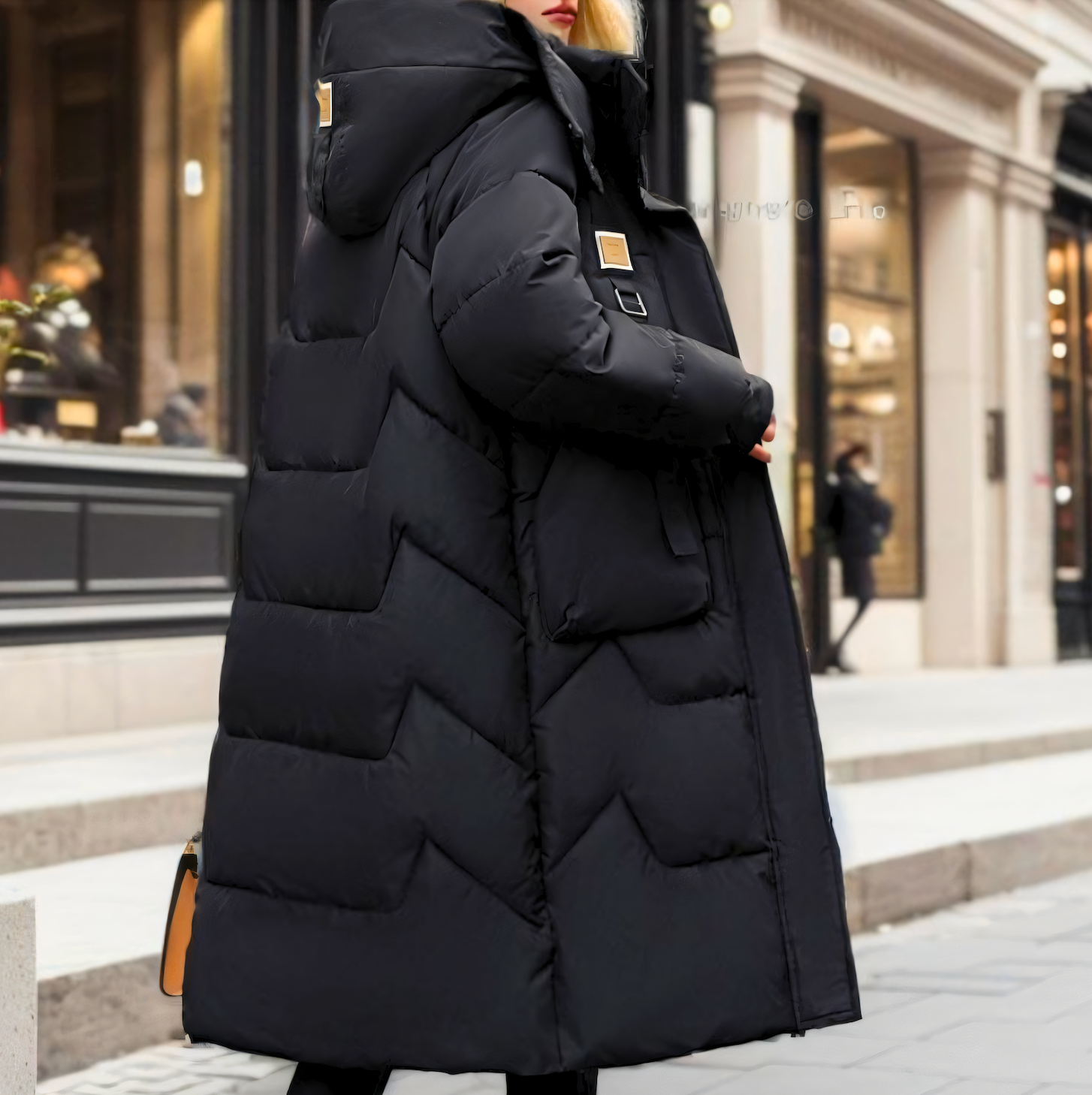 Ariani Celestina - Stijlvolle lange waterdichte dames puffer winterjas