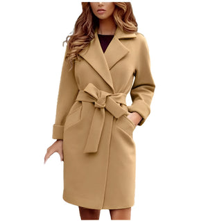 Gabrielle – Wolmix Damesjas met Tailleceintuur