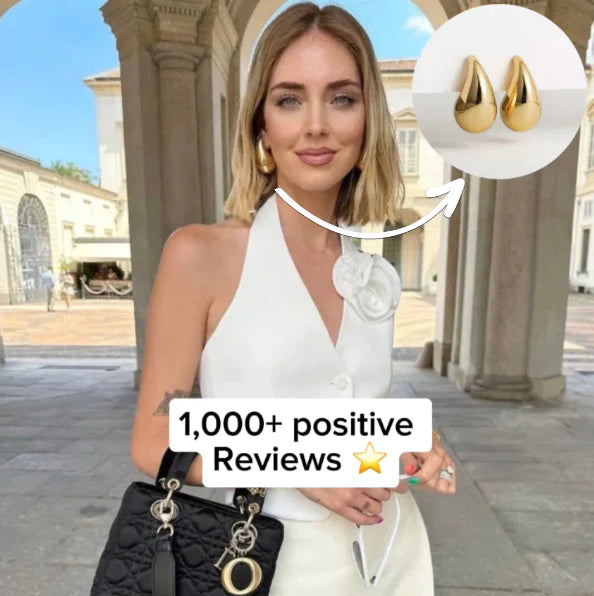 Delfino - Luxe trendy druppel oorbellen