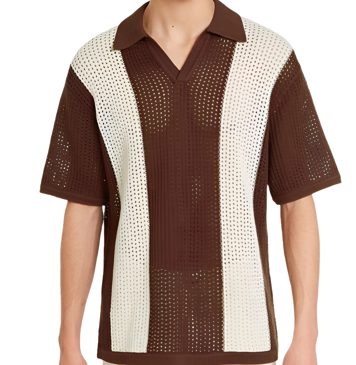 Lorenzo – Hollow-Knit Heren Polo