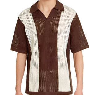 Lorenzo – Hollow-Knit Heren Polo